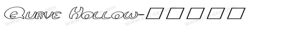 Qurve Hollow字体转换